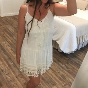 White boho/beach dress